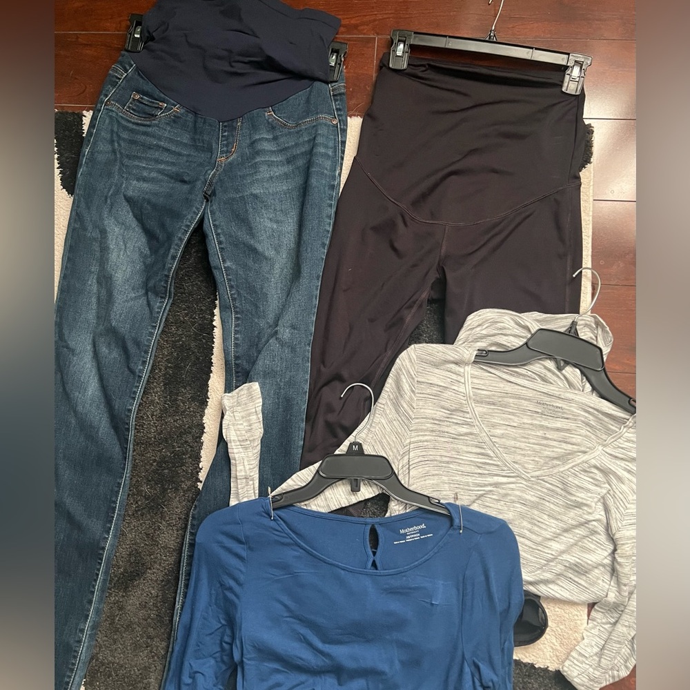 XS Maternity Bundle Tops and Bottoms